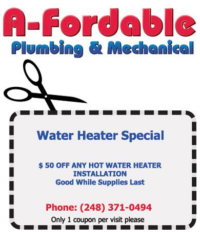 AFFORDABLE PLUMBING COUPON 2